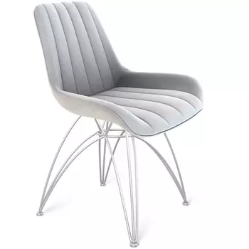 Стул серое облако/хром лак Sheffilton SHT-ST37/S112 6892342201