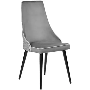 Стул серый с жаккардом Bradex Home Dave RF 0201