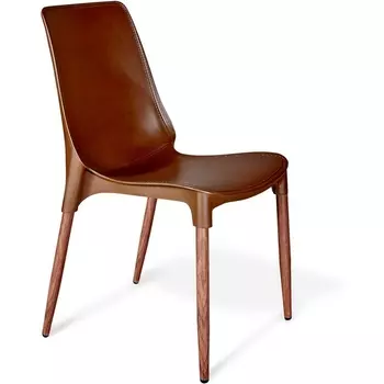 Стул Sheffilton SHT-S75-1 коричневый/темный орех