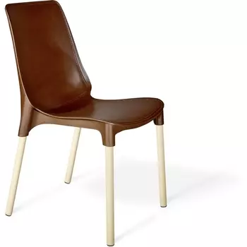 Стул Sheffilton SHT-S75 коричневый/ваниль