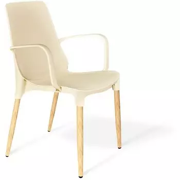 Стул Sheffilton SHT-S76-1 бежевый/светлый орех