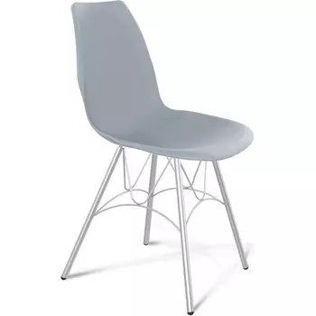 Стул Sheffilton SHT-ST29/S100 серый ral 7040/хром лак