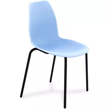 Стул Sheffilton SHT-ST29/S130 голубой/черный муар
