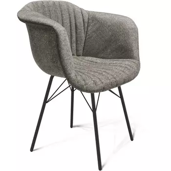 Стул Sheffilton SHT-ST31-C1/S64 пепельный/черный муар