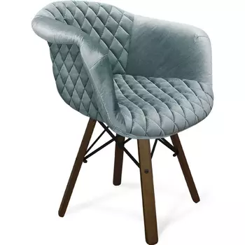 Стул Sheffilton SHT-ST31-C4/S70 аквамарин/темный орех/черный