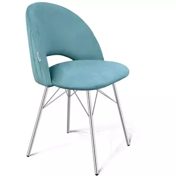 Стул Sheffilton SHT-ST34-1/S64 голубая пастель/хром лак от фабрики Sheffilton