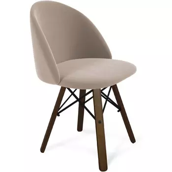 Стул Sheffilton SHT-ST35/S70 латте/темный орех/черный