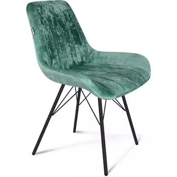 Стул Sheffilton SHT-ST37/S37 зеленый чай/черный муар от фабрики Sheffilton