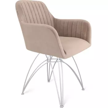 Стул Sheffilton SHT-ST38-1/S112 латте/хром лак