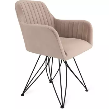 Стул Sheffilton SHT-ST38-1/S113 латте/черный муар