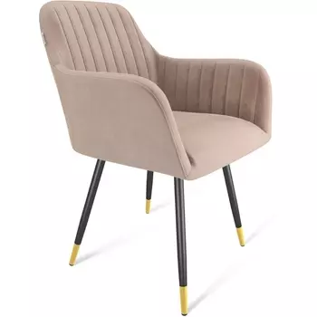 Стул Sheffilton SHT-ST38-1/S95-1 латте/черный муар/золото