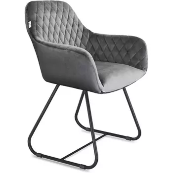 Стул Sheffilton SHT-ST38/S38 угольно-серый/чёрный муар