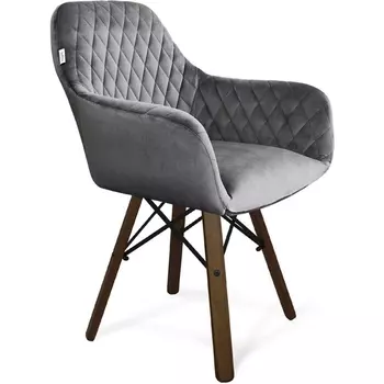 Стул Sheffilton SHT-ST38/S70 угольно-серый/темный орех/черный