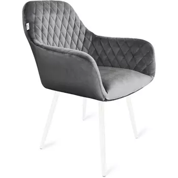 Стул Sheffilton SHT-ST38/S95-1 угольно-серый/белый муар