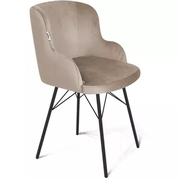 Стул Sheffilton SHT-ST39/S64 латте/черный муар