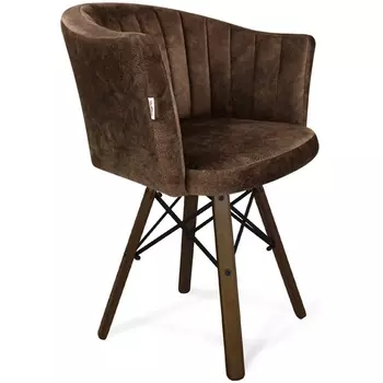 Стул Sheffilton SHT-ST42-1/S70 кофейный трюфель/ темный орех/черный