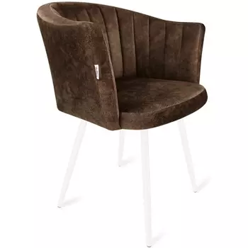 Стул Sheffilton SHT-ST42-1/S95-1 кофейный трюфель/белый муар от фабрики Sheffilton