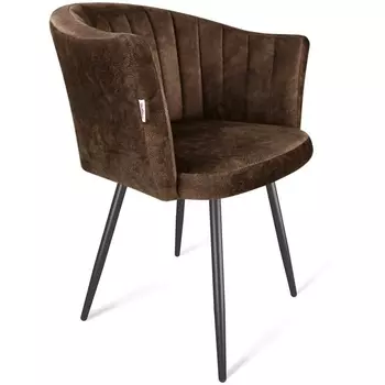 Стул Sheffilton SHT-ST42-1/S95-1 кофейный трюфель/черный муар