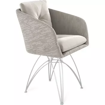 Стул Sheffilton SHT-ST43-2/S112 морозное утро/хром лак