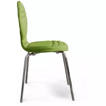Стул SHT-S11 мягкий зеленое яблоко/хром от фабрики Sheffilton