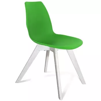 Стул SHT-ST29/S39 зеленый ral6018/белый патина серебро от фабрики Sheffilton