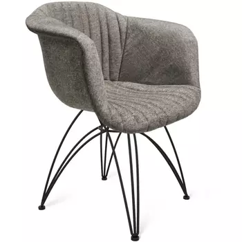 Стул SHT-ST31-C1/S112 пепельный/черный муар от фабрики Sheffilton