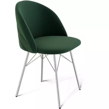 Стул SHT-ST35-2/S64 лиственно-зеленый/хром лак от фабрики Sheffilton