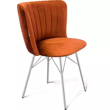 Стул SHT-ST36-1/S64 песчаная буря/хром лак от фабрики Sheffilton