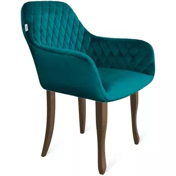 Стул SHT-ST38/S122 альпийский бирюзовый/темный орех/черный от фабрики Sheffilton