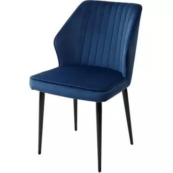 Стул СИНИЙ #29, велюр / черный каркас M-City SEATTLE-V 461MC04259