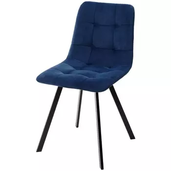 Стул синий #29, велюр / черный каркас, шт./1 к M-City CHILLI-Q 461MC04651