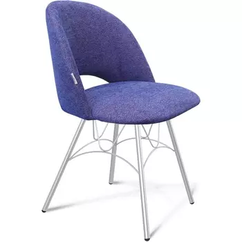 Стул синий мираж/хром лак Sheffilton SHT-ST34/S107 7332415401