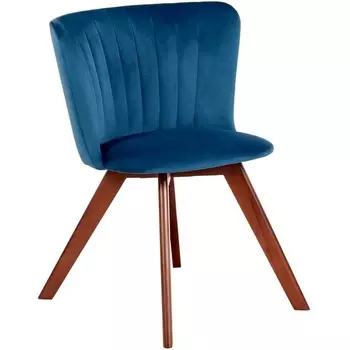 Стул синий, темный орех Bradex Home Bella RF 0072