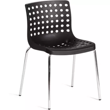 Стул SKALBERG (mod. C-084-A) / 1 шт. в упаковке (Металл,Пластик /Черный,Хром) Tetchair
