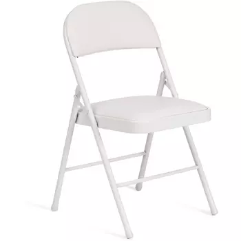 Стул складной FOLDER (mod. 3022G) / 2 шт. в упаковке (Металл,Экокожа /Белый,Белый) Tetchair