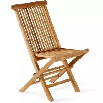 Стул складной Nairobi (Массив тика/Бежевый) ОГОГО Обстановочка! арт.889244