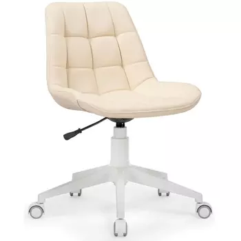 Компьютерное кресло Woodville Келми 1 слоновая кость / белый 518296