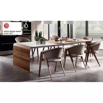 Стул SPIRIT1 / S1 SAGP38 / Nuss geolt UG / Leder LM stone, M-City