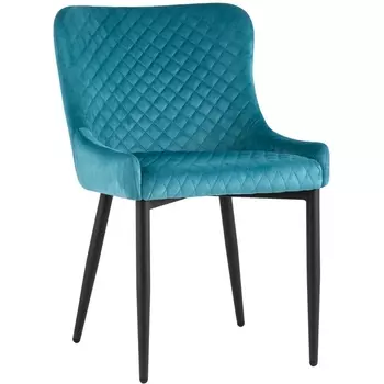 Стул велюр темно-бирюзовый Stool Group Ститч УТ000032995