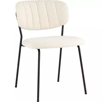 Стул Stool Group Кэрол без подлокотников букле белый