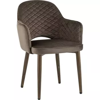 Стул Stool Group Венера диамант велюр коричневый