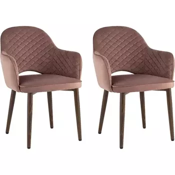 Стул Stool Group Венера диамант велюр пыльно-розовый 2 шт