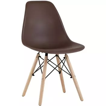 Стул Stool Group Eames Style DSW коричневый x4 УТ000003480