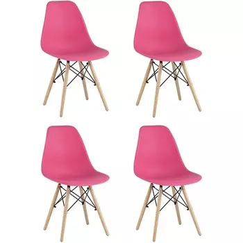 Стул Stool Group Style DSW маджента (комплект 4 шт.)