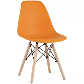 Стул Stool Group Eames Style DSW оранжевый УТ000002358