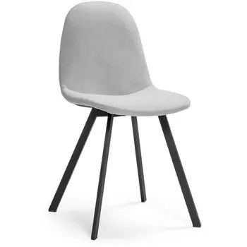 Стул светло-серый / черный Woodville Агот 464864