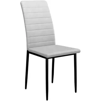 Стул ТЕКС каркас черный/ KL12 светло-серый Dikline 00-00059741 (2 шт.)