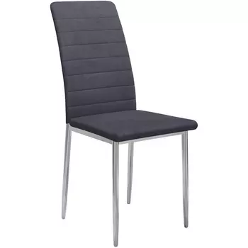 Стул ТЕКС каркас хром/ B28 ANTRACITE Dikline 00-00058178