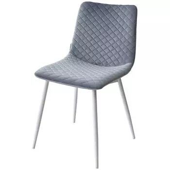 Стул BLUVEL-06 BLUE / белый каркас M-City TINTIN 628M03609