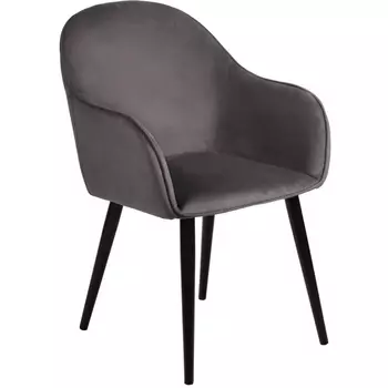 Стул тёмно-серый велюр Bradex Home Frida RF 0379